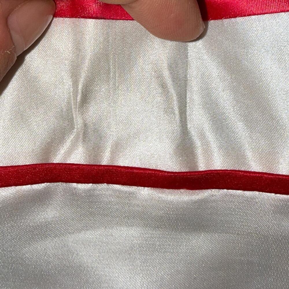 Stunning Vintage Chinese lucky crane hand embroidered silk satin vest - Picture 7 of 8